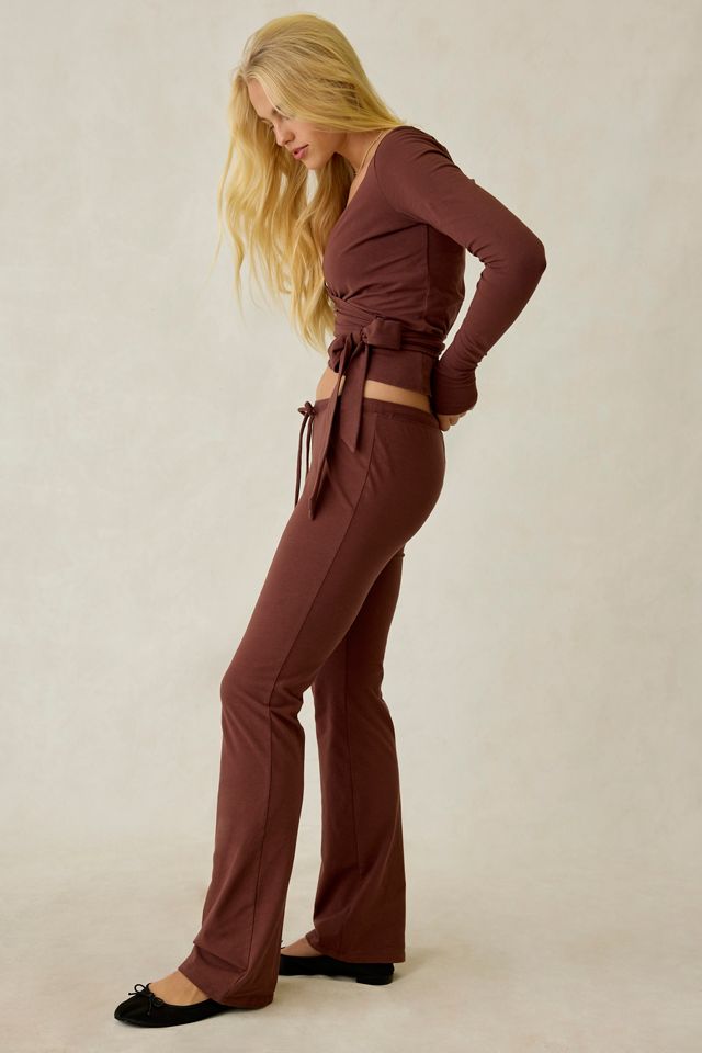 Out From Under Bec Low-Rise Slim Flare Pants | Urban Outfitters Canada