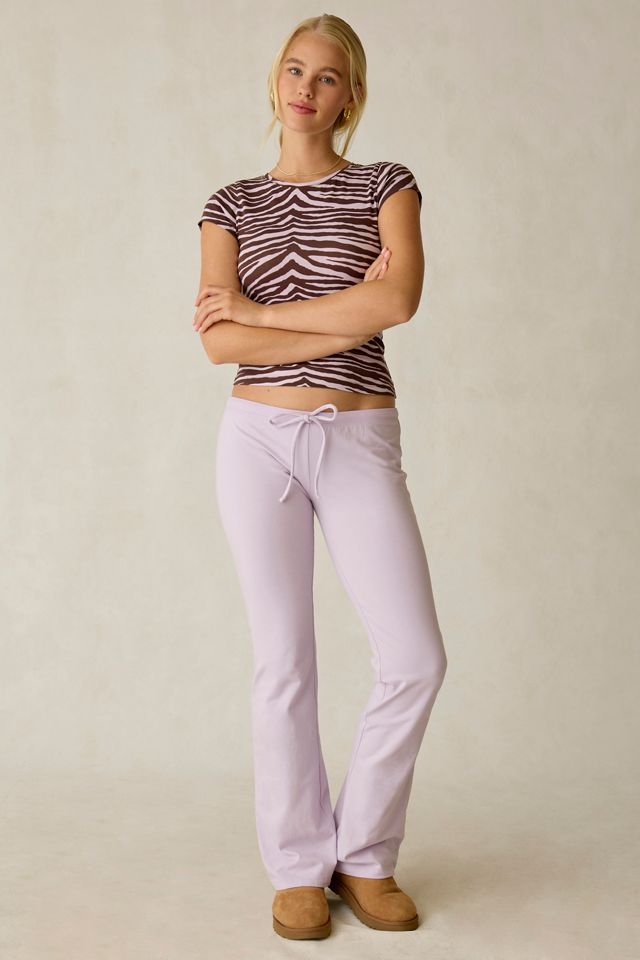 Out From Under Bec Low-Rise Slim Flare Pants #4