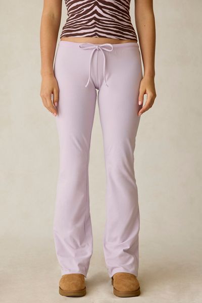 Out From Under Bec Low-Rise Slim Flare Pants
