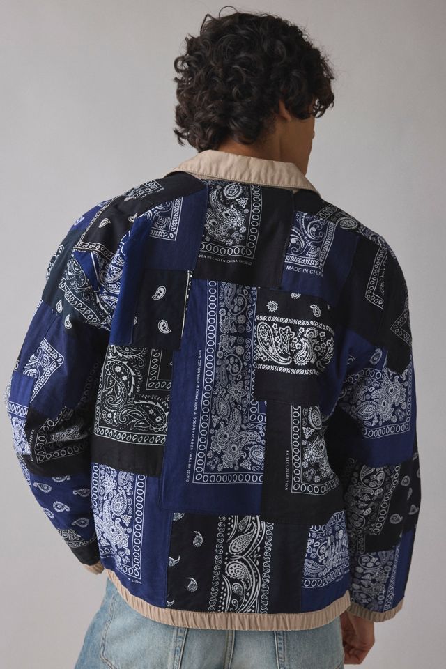 ReMADE By UO Bandana Patch Jacket | Urban Outfitters