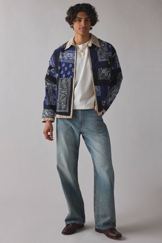 ReMADE By UO Bandana Patch Jacket | Urban Outfitters