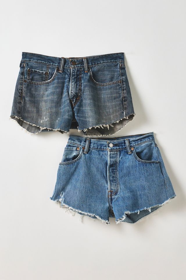 Short en denim coupé Levi's® ReMADE By UO #1