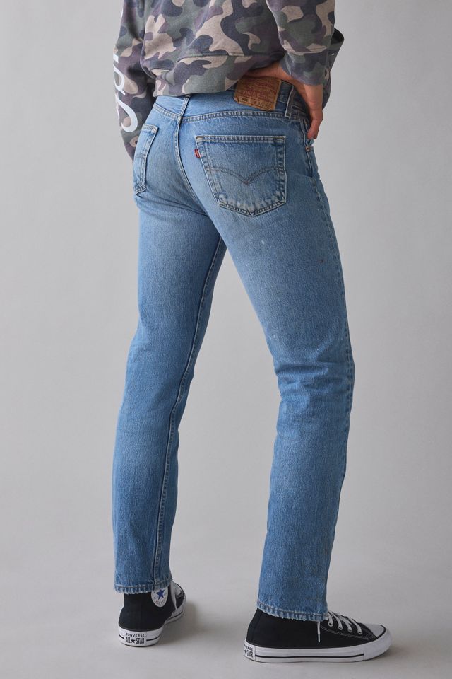 Jeans à éclaboussures de peinture ReMADE par UO #1
