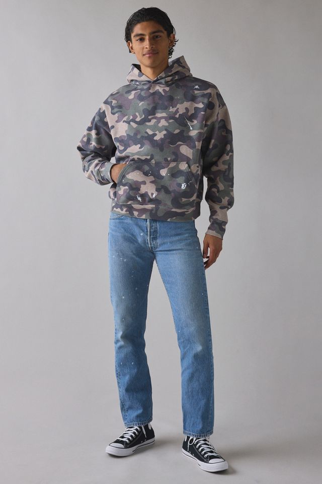Jeans à éclaboussures de peinture ReMADE par UO #2