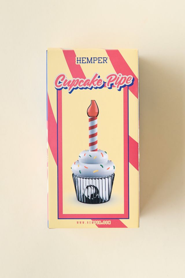 Hemper Glass Cupcake Hand Pipe #2
