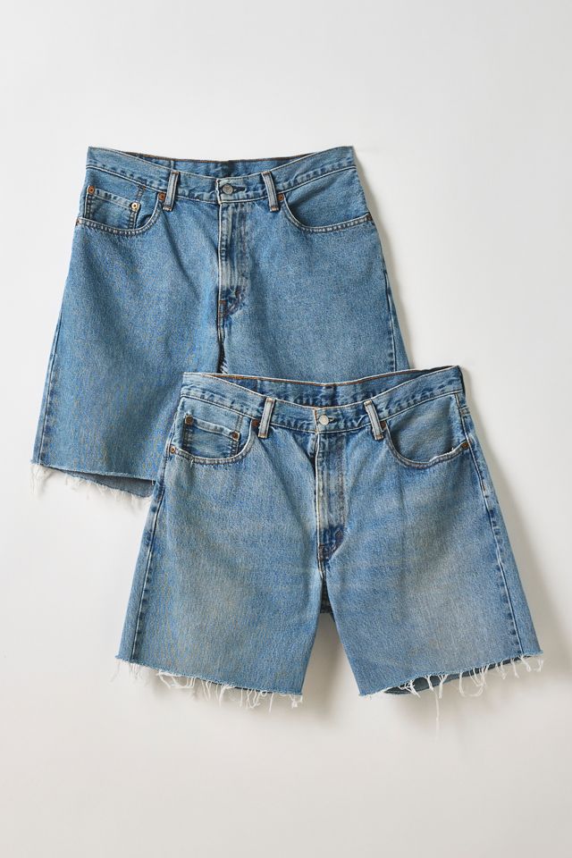 ReMADE By UO Levi’s® Longline Denim Jorts #1