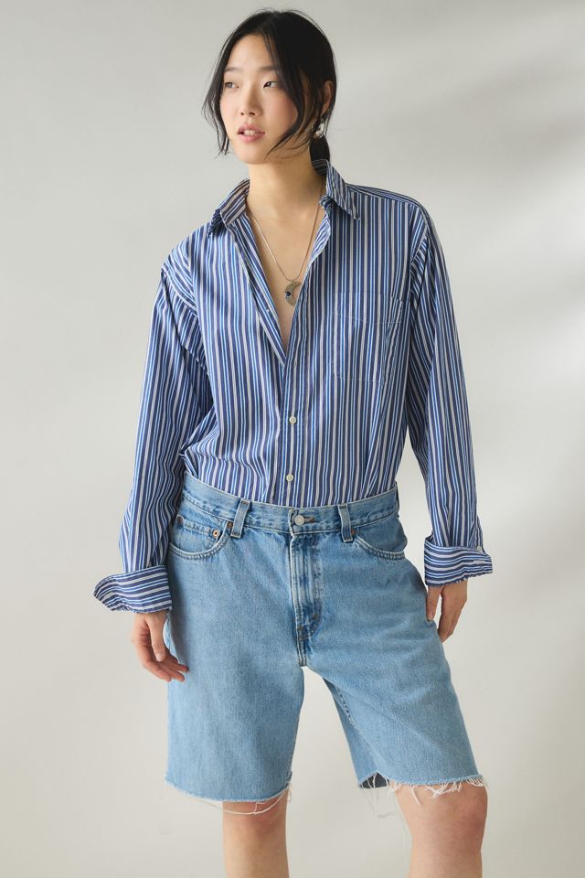 ReMADE By UO Levi’s® Longline Denim Jorts #3