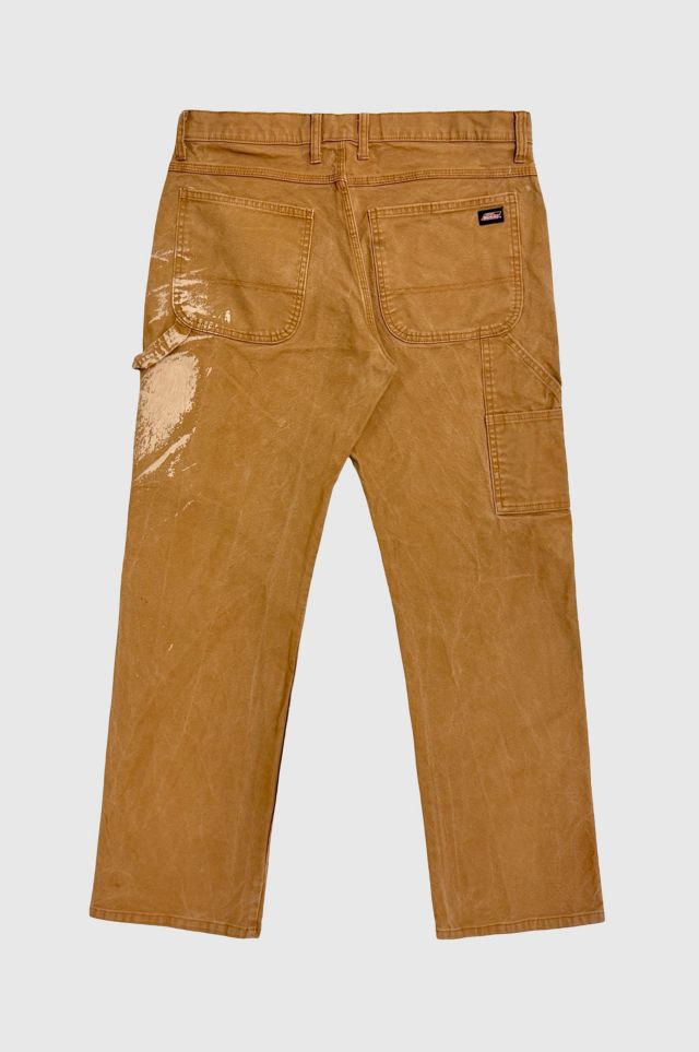 Vintage 2000's Dickies Thrashed Canvas Carpenter Pants #1