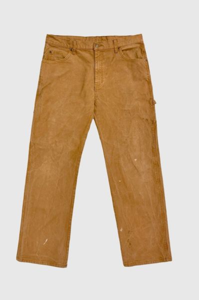 Vintage 2000's Dickies Thrashed Canvas Carpenter Pants