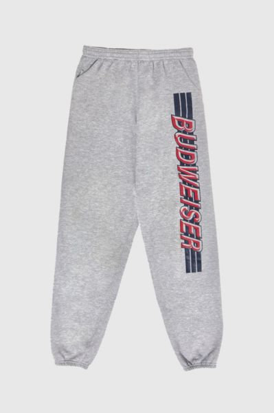 Vintage 1990's Budweiser Jansport Big Logo Brushed Sweatpants