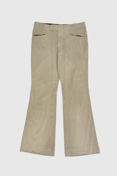 Vintage 1990's Ray & Guy Striped Flared Leg Hippy Pants