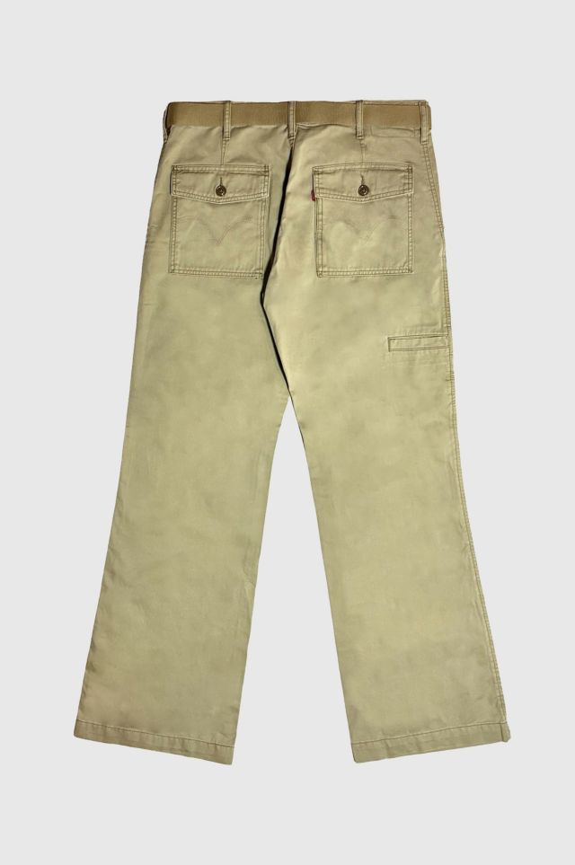 Vintage 1990's Levi’s® Workwear "baggy Bootcut" Belted Pants #1