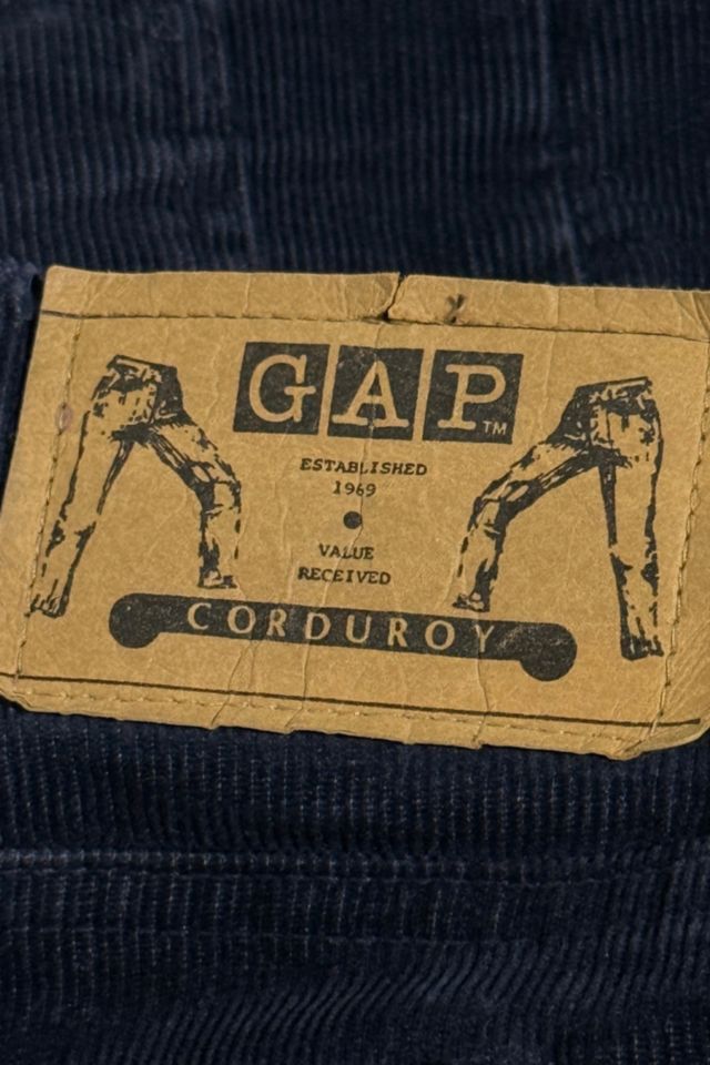 Vintage 1980's Gap Straight Leg Corduroy Jeans #1