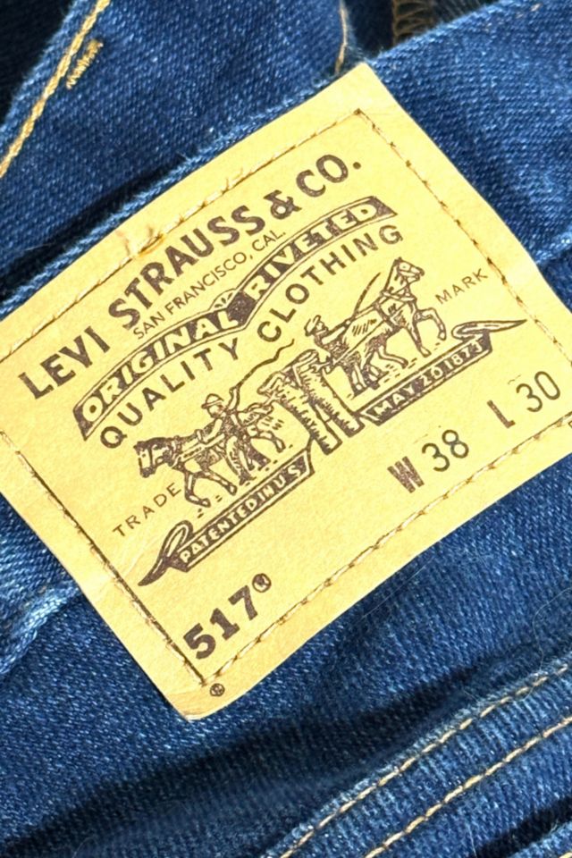 Vintage 1990's Levi’s® 517 Tag Dark Bootcut Western Denim Jeans #3