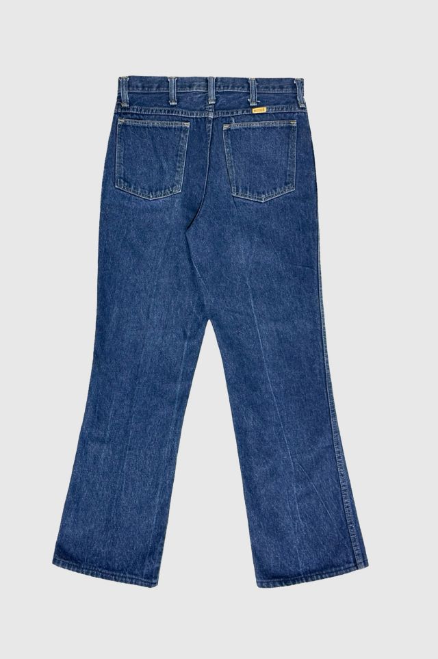 Vintage 1970's Rustler Yellow Label  Western Bootcut Jeans #1