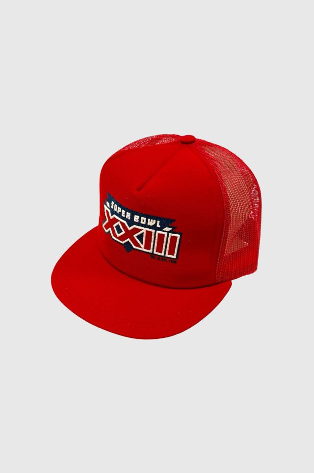 Vintage 1980's Superbowl Xxiii Foam & Mesh Trucker Hat #1