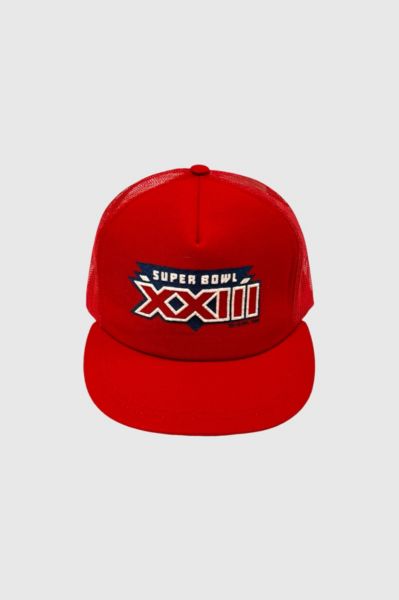 Vintage 1980's Superbowl Xxiii Foam & Mesh Trucker Hat