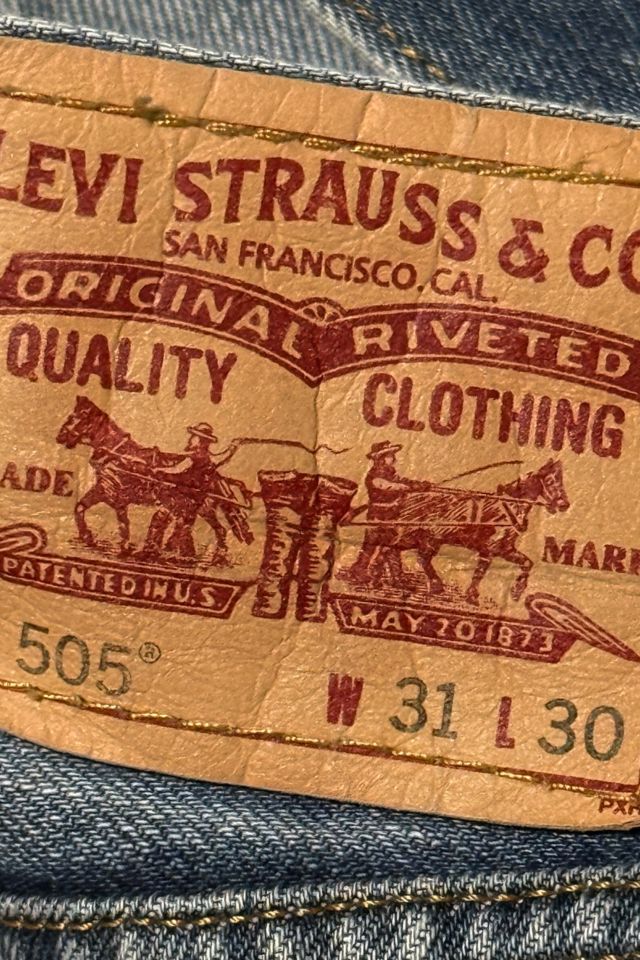 Vintage 1990's Levi’s® 505 Light Faded Denim Jeans #2