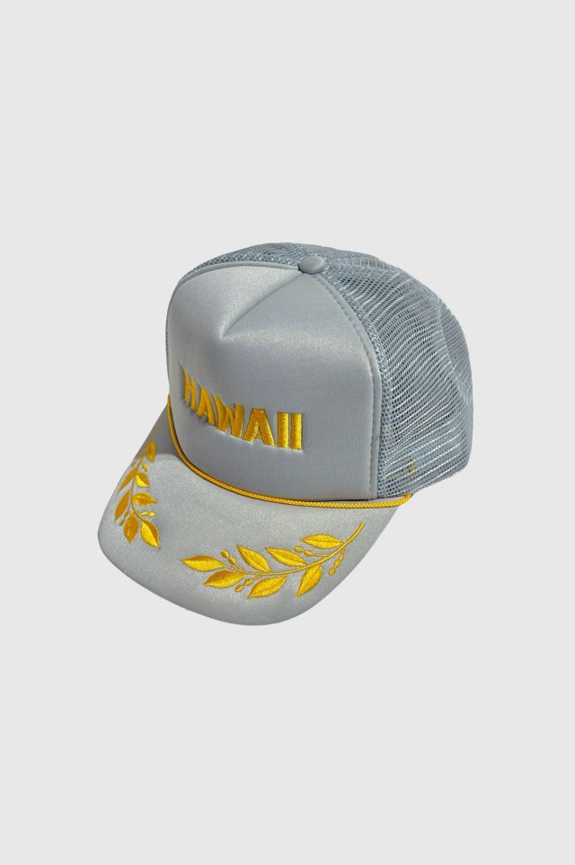 Vintage 1970's Hawaii Souvenir Laurel Trucker Hat #1