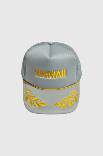 Vintage 1970's Hawaii Souvenir Laurel Trucker Hat