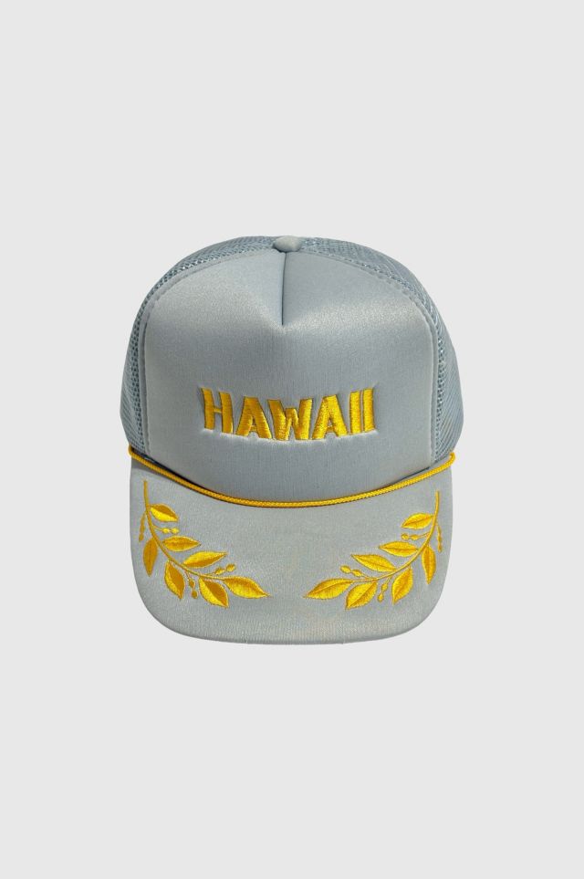Vintage 1970's Hawaii Souvenir Laurel Trucker Hat