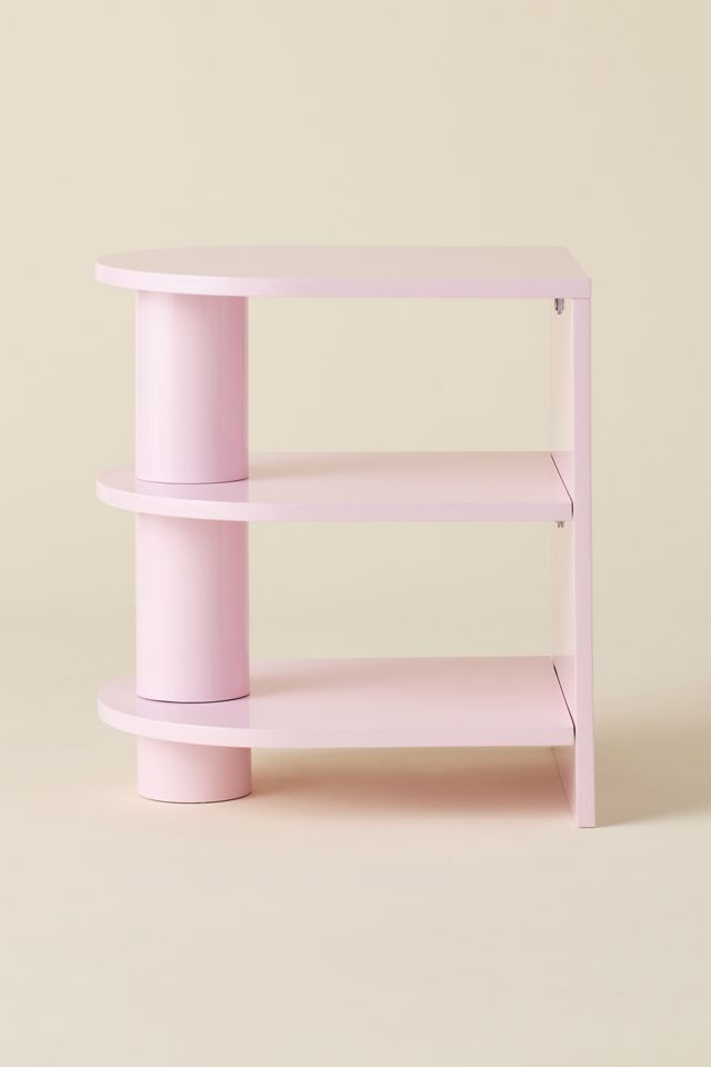Cam Lacquered 3-Tier Storage Side Table #2