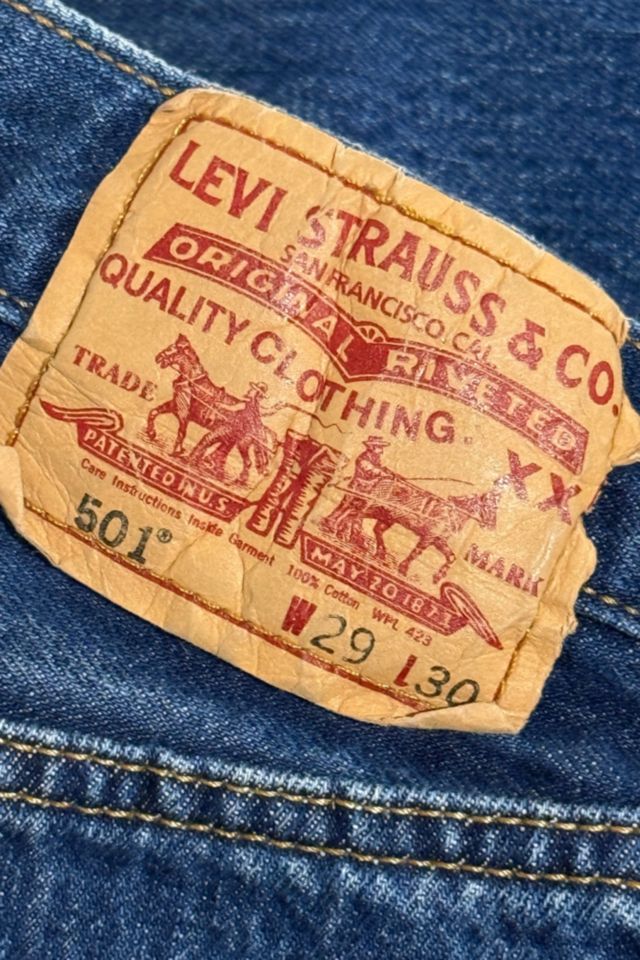Vintage 1990's Levi’s® 501 Dark Wash Denim Jeans #2