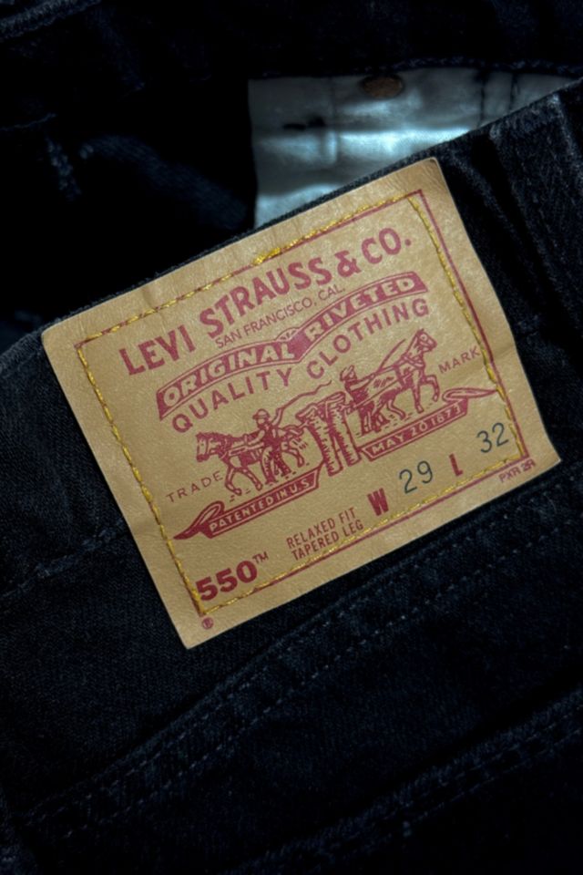 Vintage 1990's Levi’s® 550 One Wash Denim Baggy Fit Jeans #2