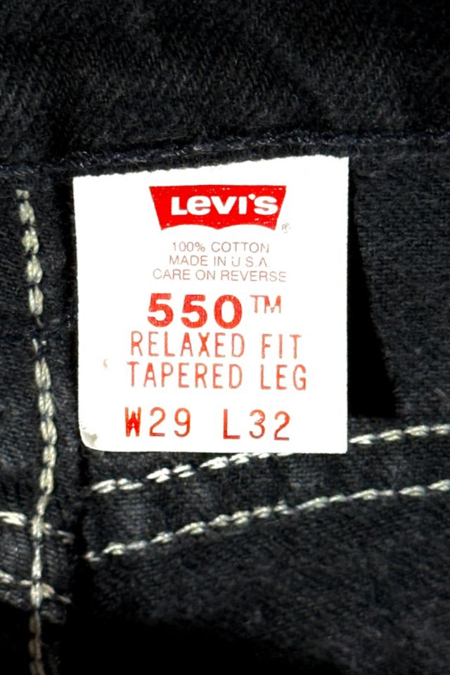 Vintage 1990's Levi’s® 550 One Wash Denim Baggy Fit Jeans #3