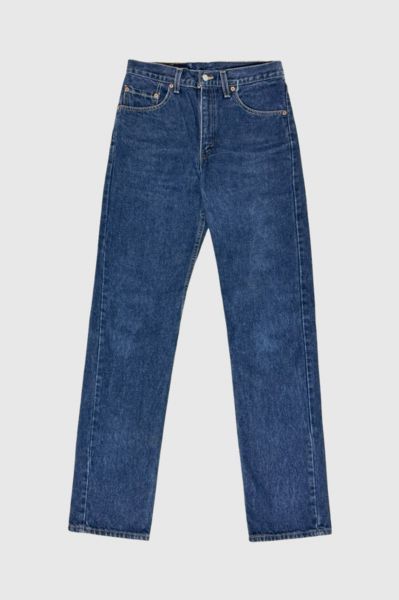 Vintage 1980's Levi’s® 505 Dark Wash Straight Leg Denim Jeans