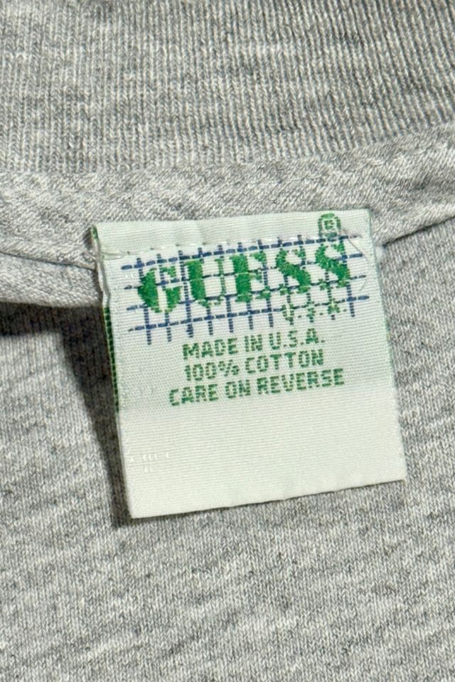 Vintage 1990's Guess Embroidered Logo Jersey T-Shirt #2