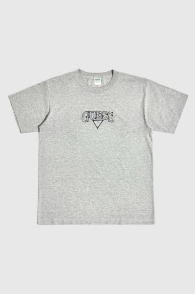 Vintage 1990's Guess Embroidered Logo Jersey T-Shirt