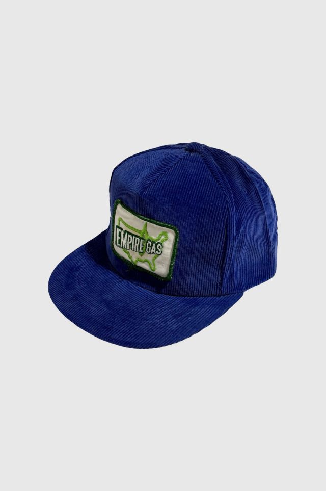 Vintage 1970's Empire Gas Corduroy Trucker Hat #1
