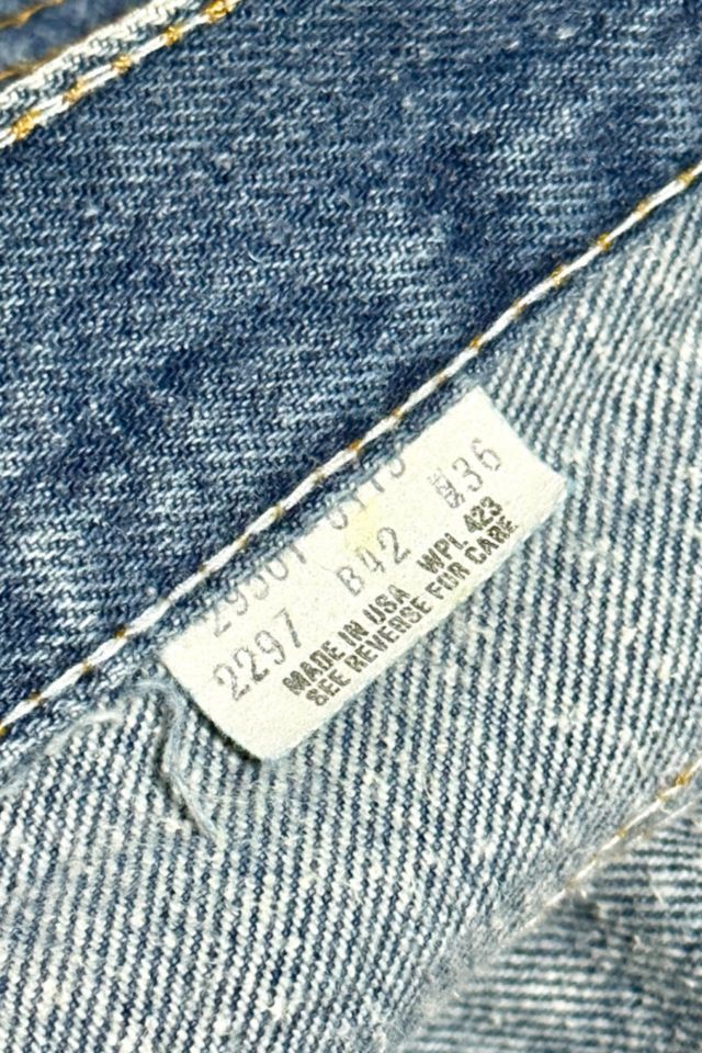 Vintage 1980's Levi’s® 501 Wash Denim Jeans #2