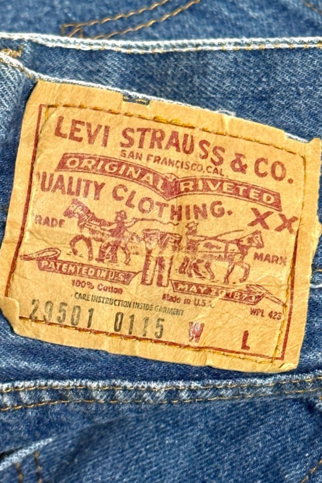 Vintage 1980's Levi’s® 501 Wash Denim Jeans #3