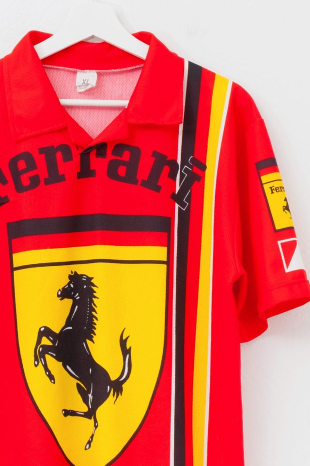 Vintage Y2K Ferrari All Over Print Shirt Made in Italy #1