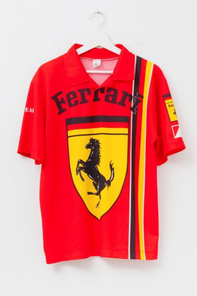 Vintage Y2K Ferrari All Over Print Shirt Made in Italy