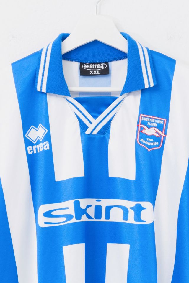 Vintage Y2K Skint Records Brighton Seagulls Soccer Jersey #1