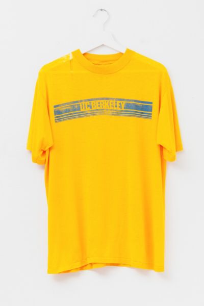 Vintage 1980s UC Berkeley Distressed Paper Thin Graphic T-Shirt Made in USA
