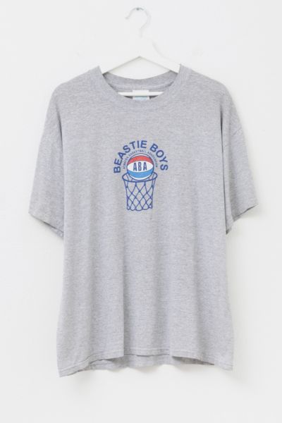 Vintage 1990s Beastie Boys ABA Basketball Graphic T-Shirt