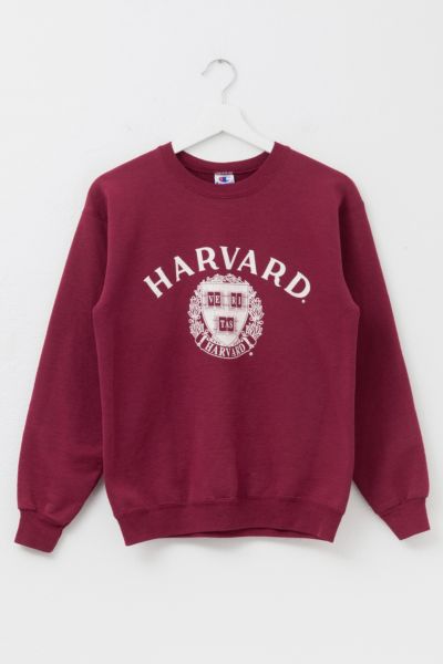 Vintage 1990s Champion Harvard University Crest Logo Graphic Sweatshirt
