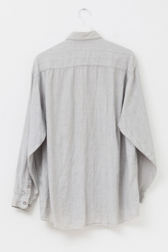 Vintage 1990s Distressed Sal and Pepper Linen Button Up Shirt #2