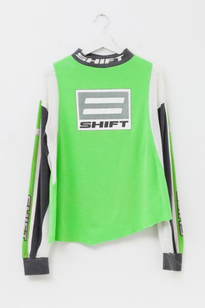 Vintage 1990s Distressed Shift Motocross Jersey Cropped