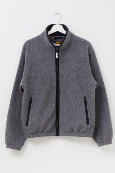 Vintage 1990s EBTEK Eddie Bauer Gray Zipper Fleece | Urban Outfitters