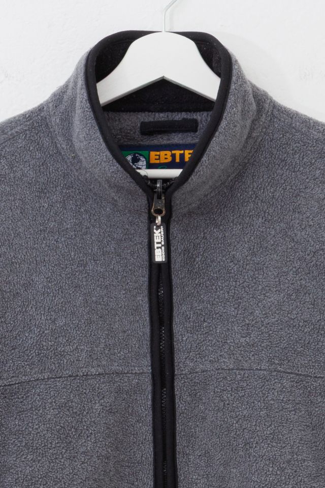 Vintage 1990s EBTEK Eddie Bauer Gray Zipper Fleece #1