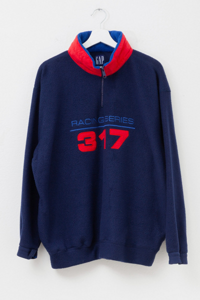 Vintage 1990s GAP Racing Series 317 Pullover Fleece | Urban Outfitters