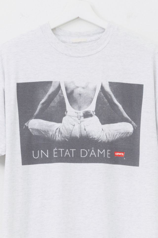 Vintage 1990s Levi’s® "A State of Mind" French Graphic T-Shirt #1