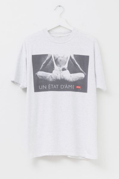 Vintage 1990s Levi’s® "A State of Mind" French Graphic T-Shirt