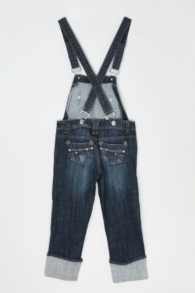 Vintage Y2k Contrast-Stitched Overalls #2