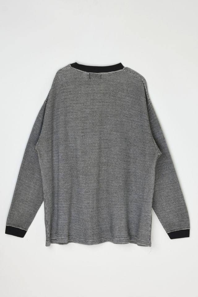 Vintage 90s Waffle Knit Camp Shirt #2